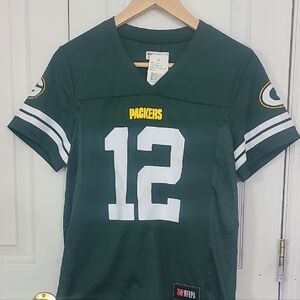 NFL Green and White Packers Jersey